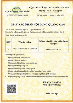 Giấy quảng cáo 2050/2022/XNQC-ATTP