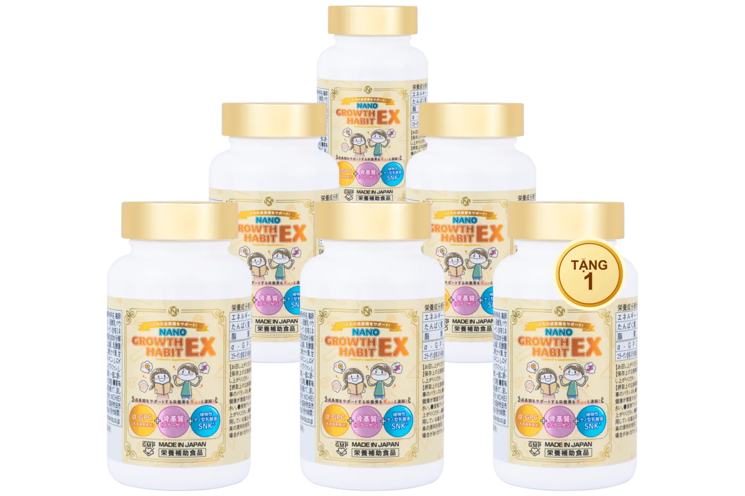 Mua 5 tặng 1, nhận 6 hộp Nano Growth Habit EX